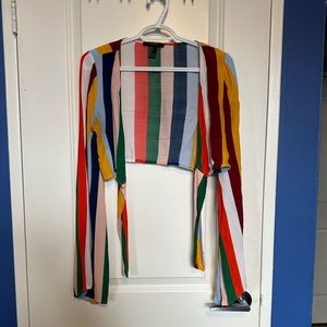 FOREVER 21 striped cardigan